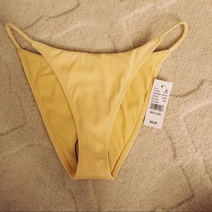 NWT PacSun LA Hearts Yellow Bathing Suit Bottoms